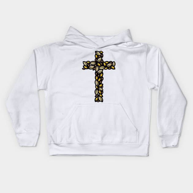 The cross is a symbol of the crucifixion of the Son of God for the sins of mankind. Kids Hoodie by Reformer